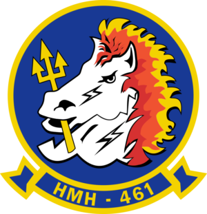 HMH-461 Marine Heavy Helicopter Squadron (v2) Decal