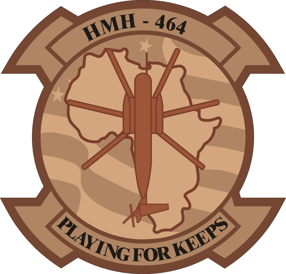 HMH-464 Marine Heavy Helicopter Squadron – Playing For Keeps Decal