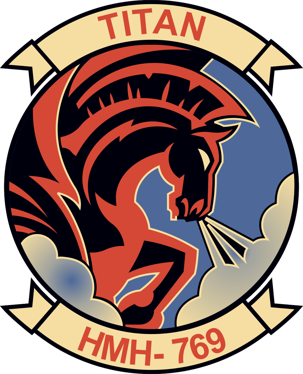 HMH-769 Marine Heavy Helicopter Squadron (v2) Decal