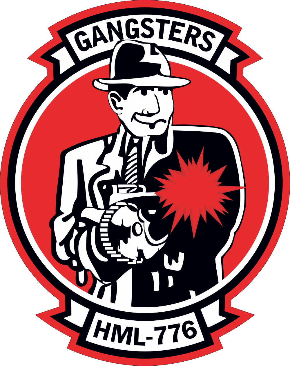 HML-776 Marine Light Helicopter Squadron Decal