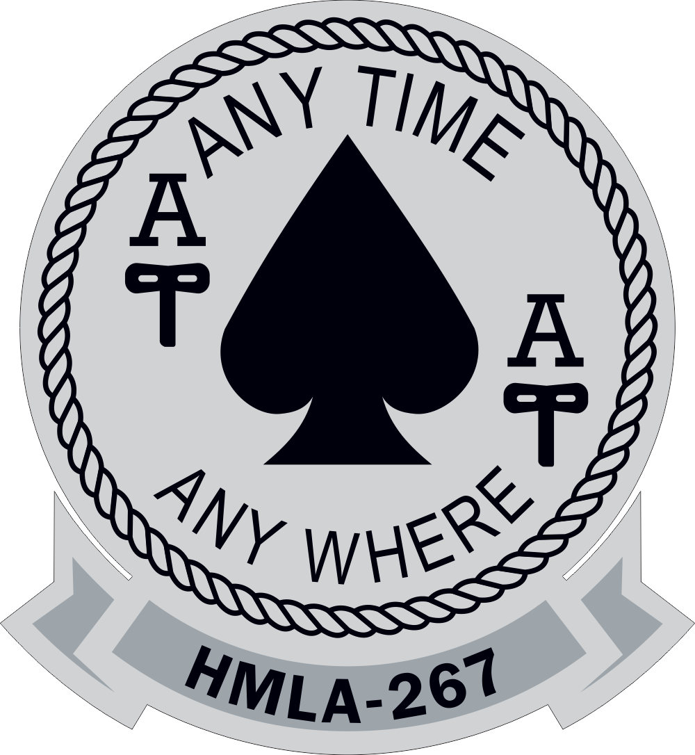 HMLA-267 Marine Light Attack Helicopter Squadron Decal
