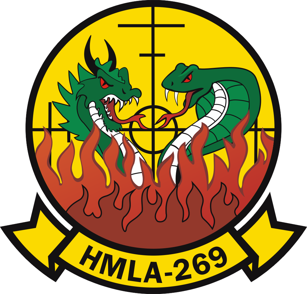 HMLA-269 Marine Light Attack Helicopter Squadron Decal