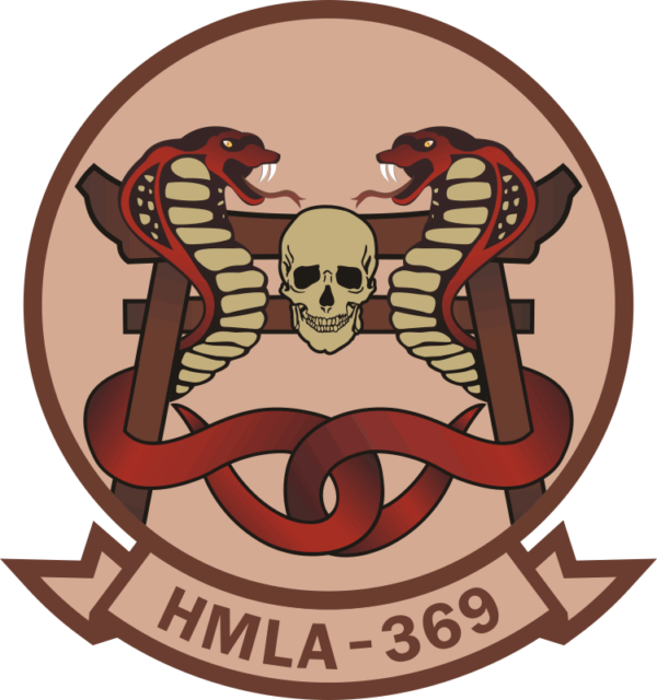 HMLA-369 Marine Light Attack Helicopter Squadron Decal