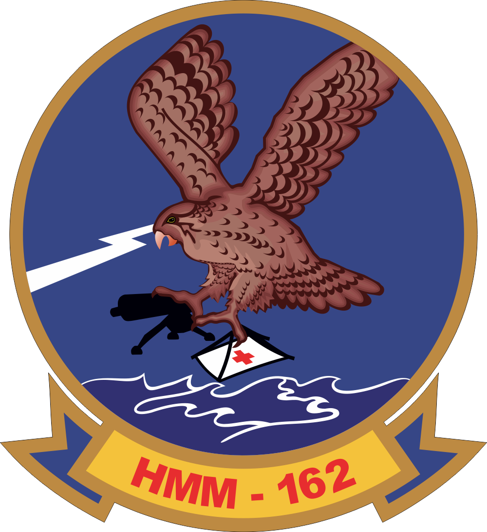 HMM-162 Marine Medium Helicopter Squadron Decal