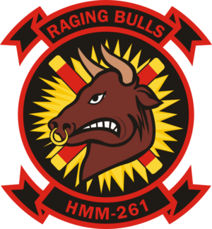 HMM-261 Marine Medium Helicopter Squadron Decal