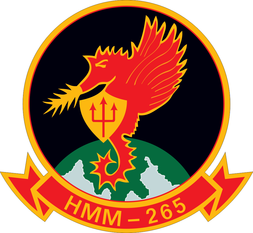 HMM-265 Marine Medium Helicopter Squadron Decal
