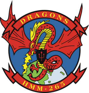 HMM-265 Marine Medium Helicopter Squadron (v2) Decal
