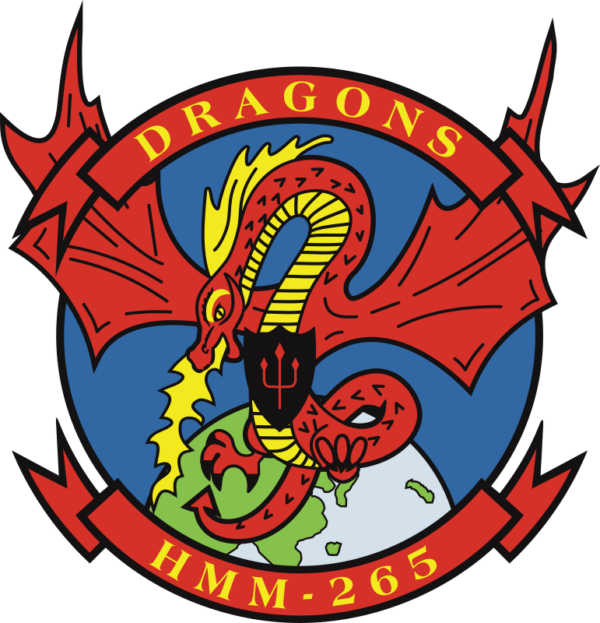HMM-265 Marine Medium Helicopter Squadron (v2) Decal