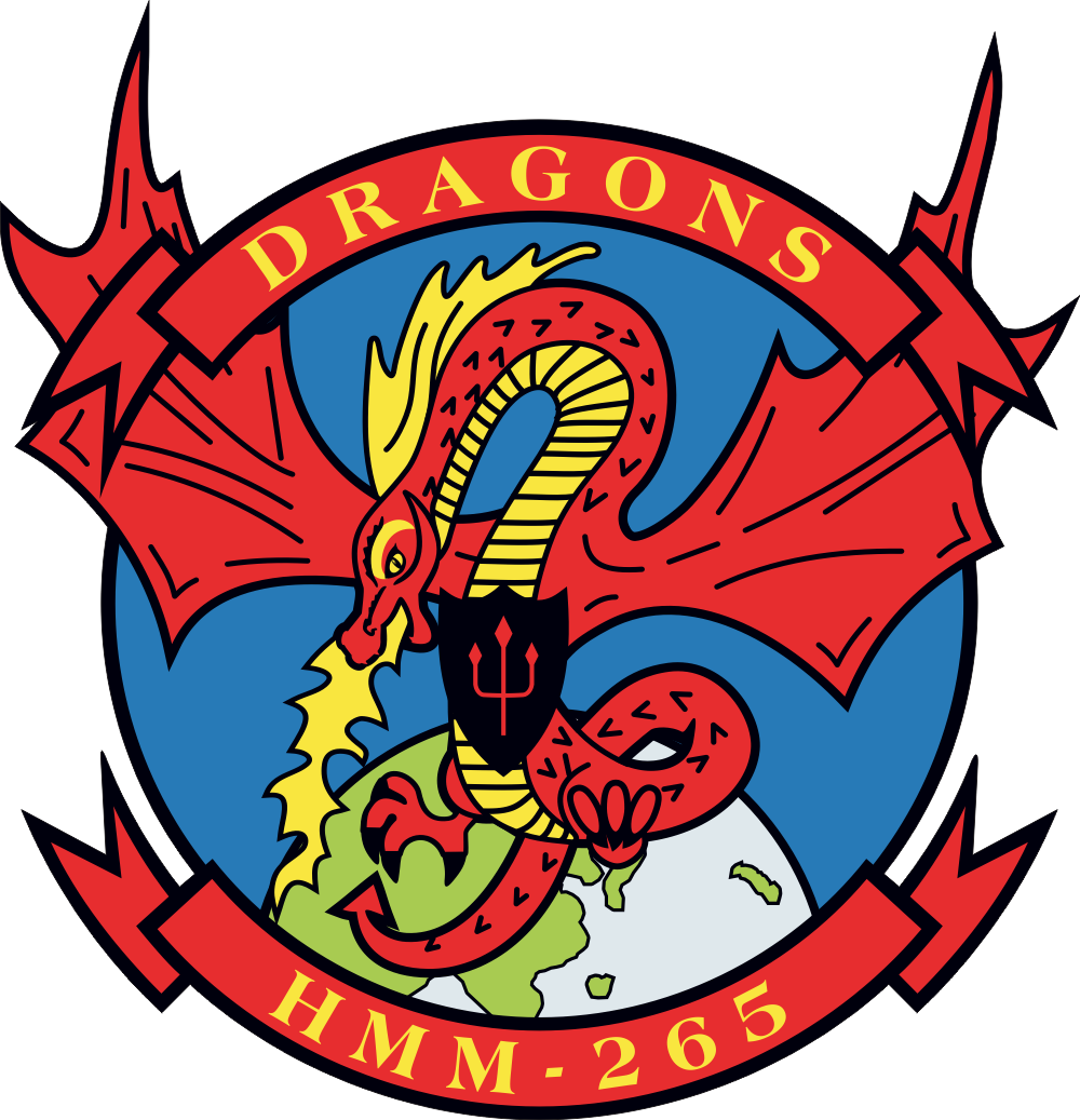 HMM-265 Marine Medium Helicopter Squadron (v2) Decal