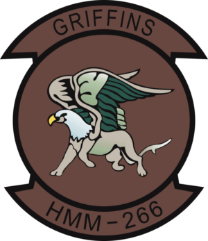 HMM-266 Marine Medium Helicopter Squadron Decal