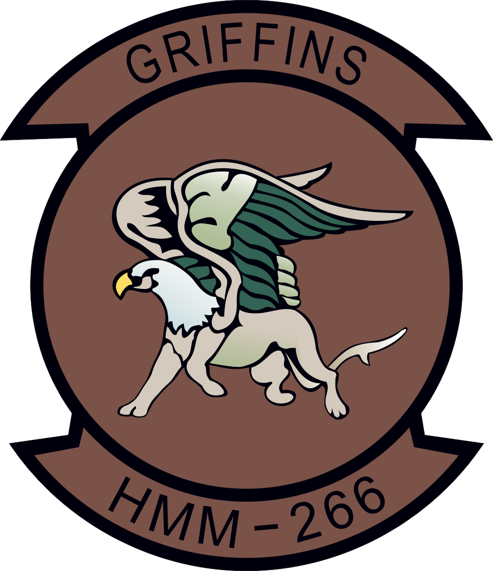 HMM-266 Marine Medium Helicopter Squadron Decal