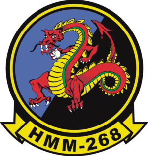 HMM-268 Marine Medium Helicopter Squadron (v2) Decal