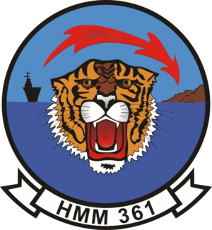 HMM-361 Marine Medium Helicopter Squadron Decal