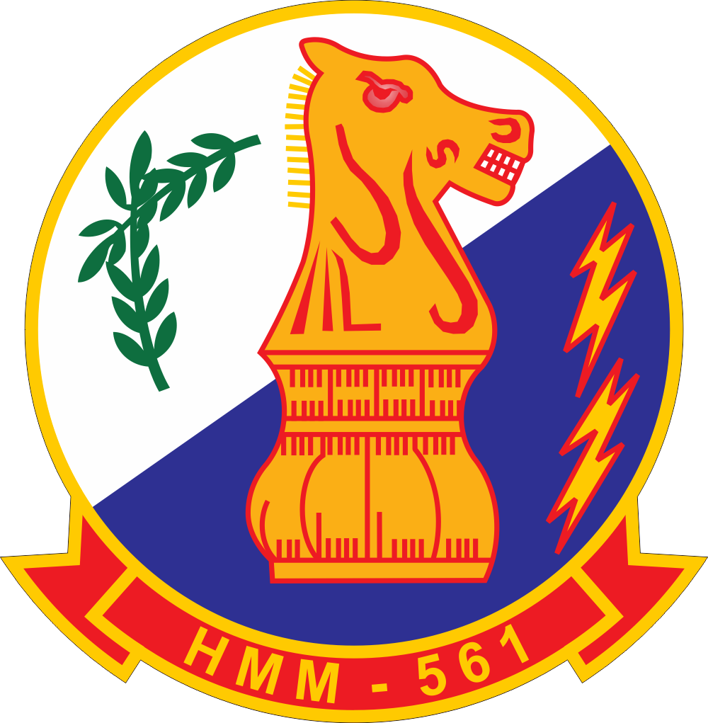 HMM-561 Marine Medium Helicopter Squadron Decal