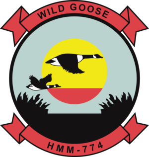 HMM-774 Marine Medium Helicopter Squadron Decal