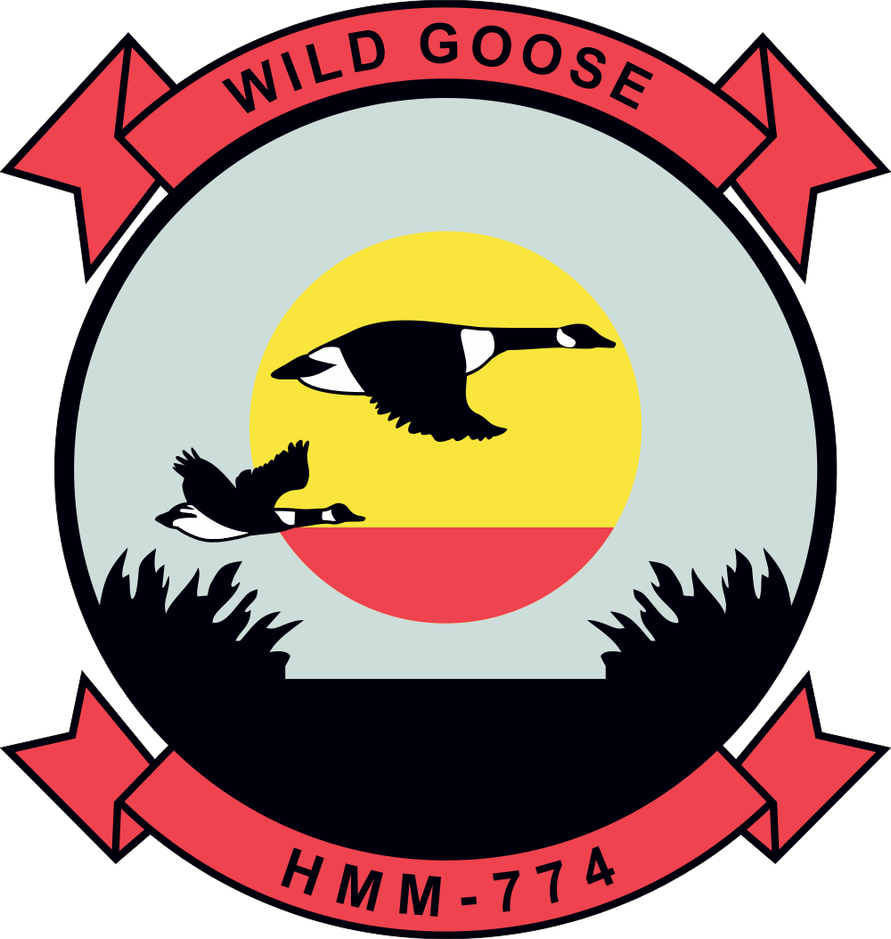 HMM-774 Marine Medium Helicopter Squadron Decal