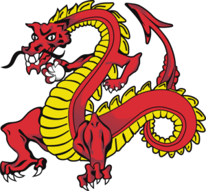 HMM-268 Marine Medium Helicopter Squadron Dragon Decal