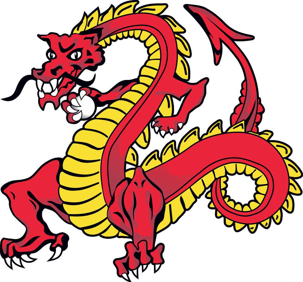 HMM-268 Marine Medium Helicopter Squadron Dragon Decal