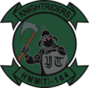 HMM(T)-164 Marine Medium Helicopter Training Squadron Knight Riders Decal