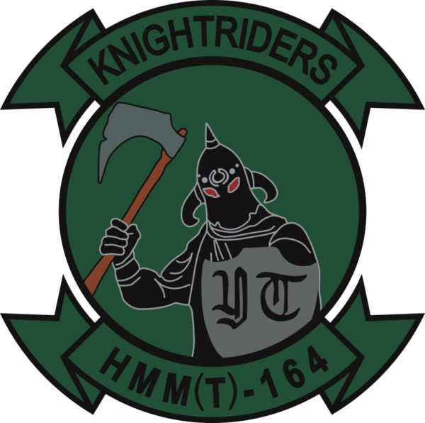 HMM(T)-164 Marine Medium Helicopter Training Squadron Knight Riders Decal