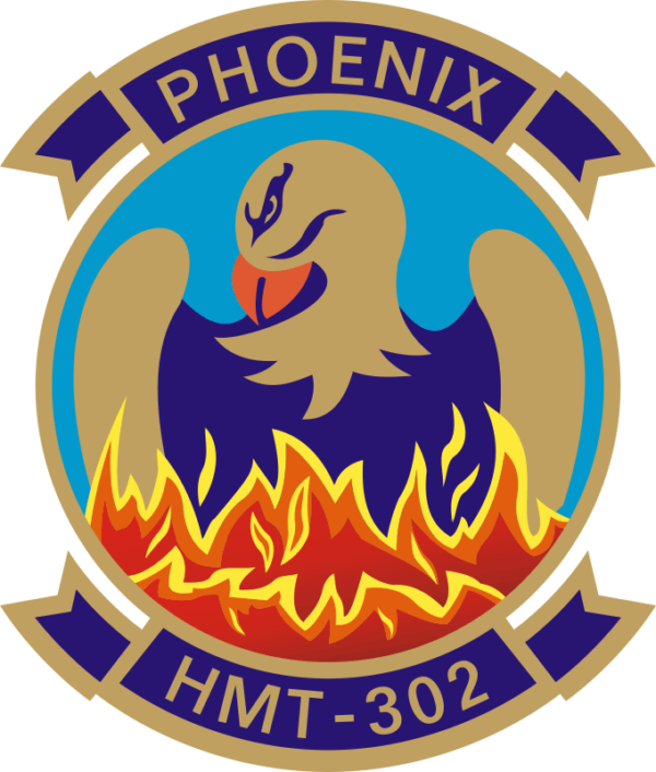 HMT-302 Marine Helicopter Training Squadron Decal