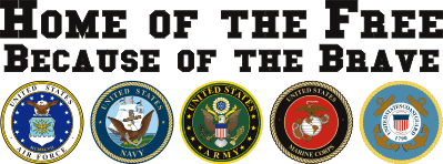 Home of the Free (Black Text) Decal