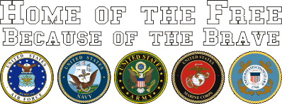 Home of the Free (White Text) Decal