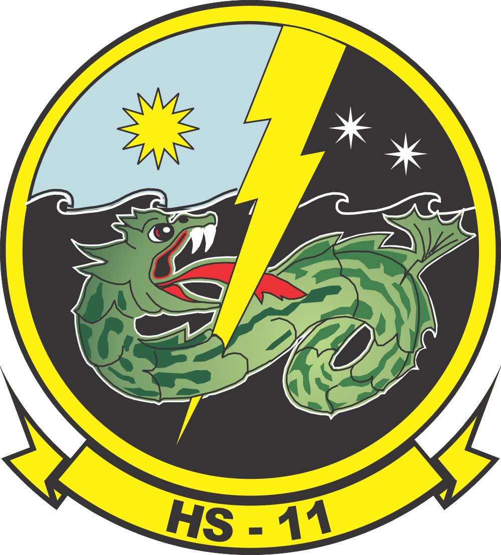 HS-11 Helicopter Anti-Submarine Squadron 11 Decal