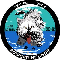 HSM-60 Helicopter Maritime Strike Squadron 60 Powder Hounds Decal