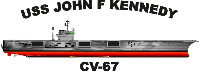 John F Kennedy Class Aircraft Carrier CV Decal