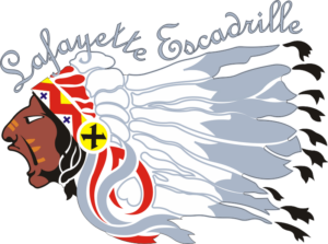 Lafayette Escadrille with Text (Left) Decal