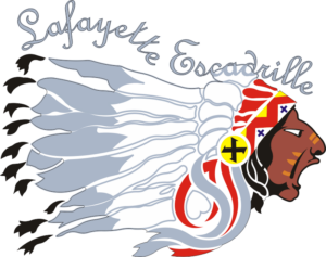 Lafayette Escadrille with Text (Right) Decal