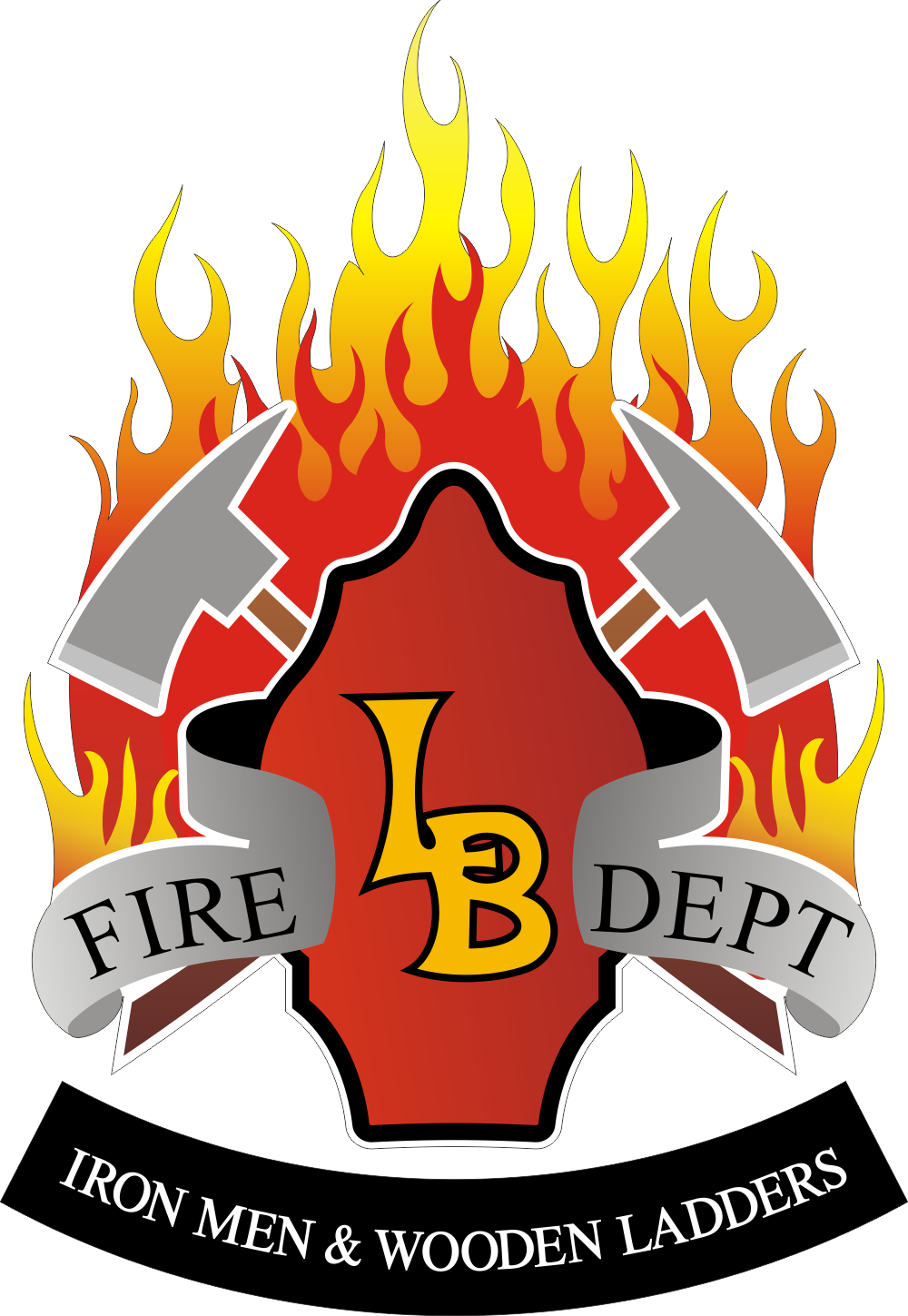 LB Fire Dept Decal