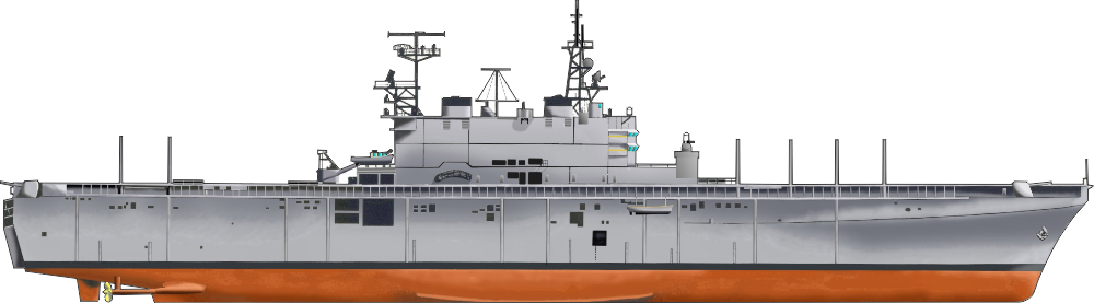 Tarawa Class Amphibious Assault Ship LHA Decal