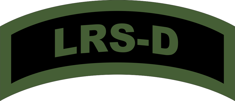 LRS-D Tab (Green/Black) Decal