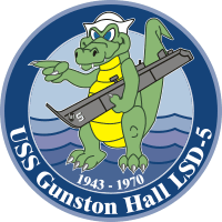 USS Gunston Hall LSD-5 Decal