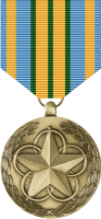 Outstanding Volunteer Service Medal Decal