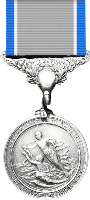Silver Life Saving Medal Decal
