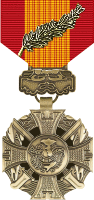 Vietnam Gallantry Cross Medal with Palm Decal