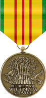 Vietnam Service Medal Decal