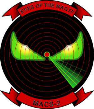 MACS-2 Marine Air Control Squadron Decal
