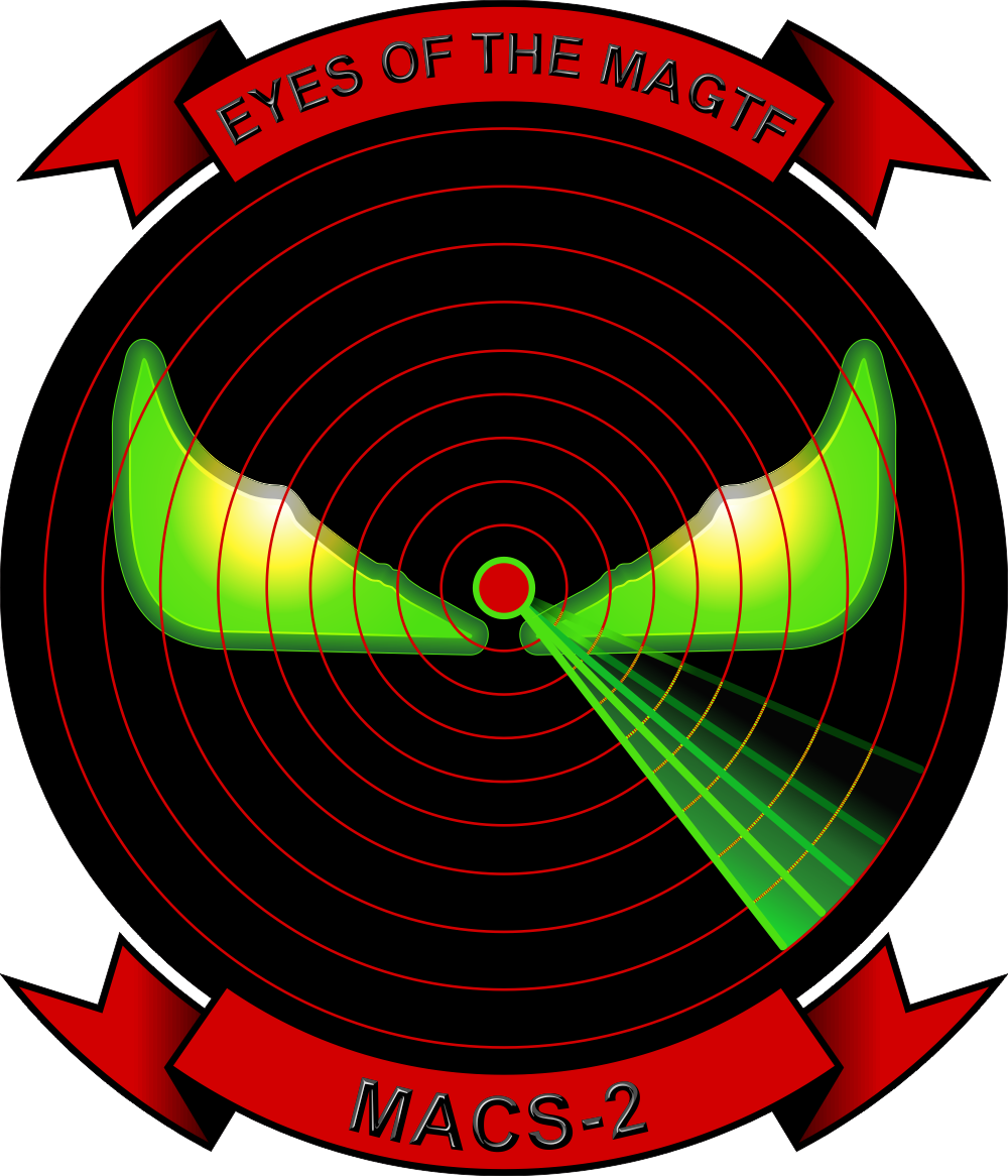 MACS-2 Marine Air Control Squadron Decal