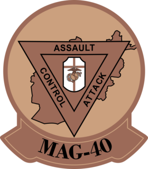 MAG-40 Marine Aircraft Group 40 Decal