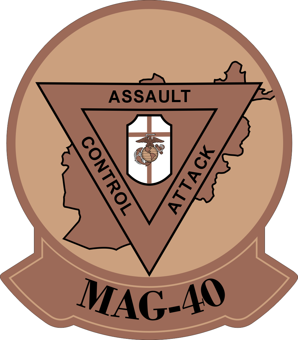 MAG-40 Marine Aircraft Group 40 Decal