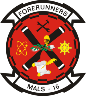 MALS-16 Marine Aviation Logistics Squadron 16 Decal