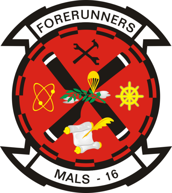 MALS-16 Marine Aviation Logistics Squadron 16 Decal