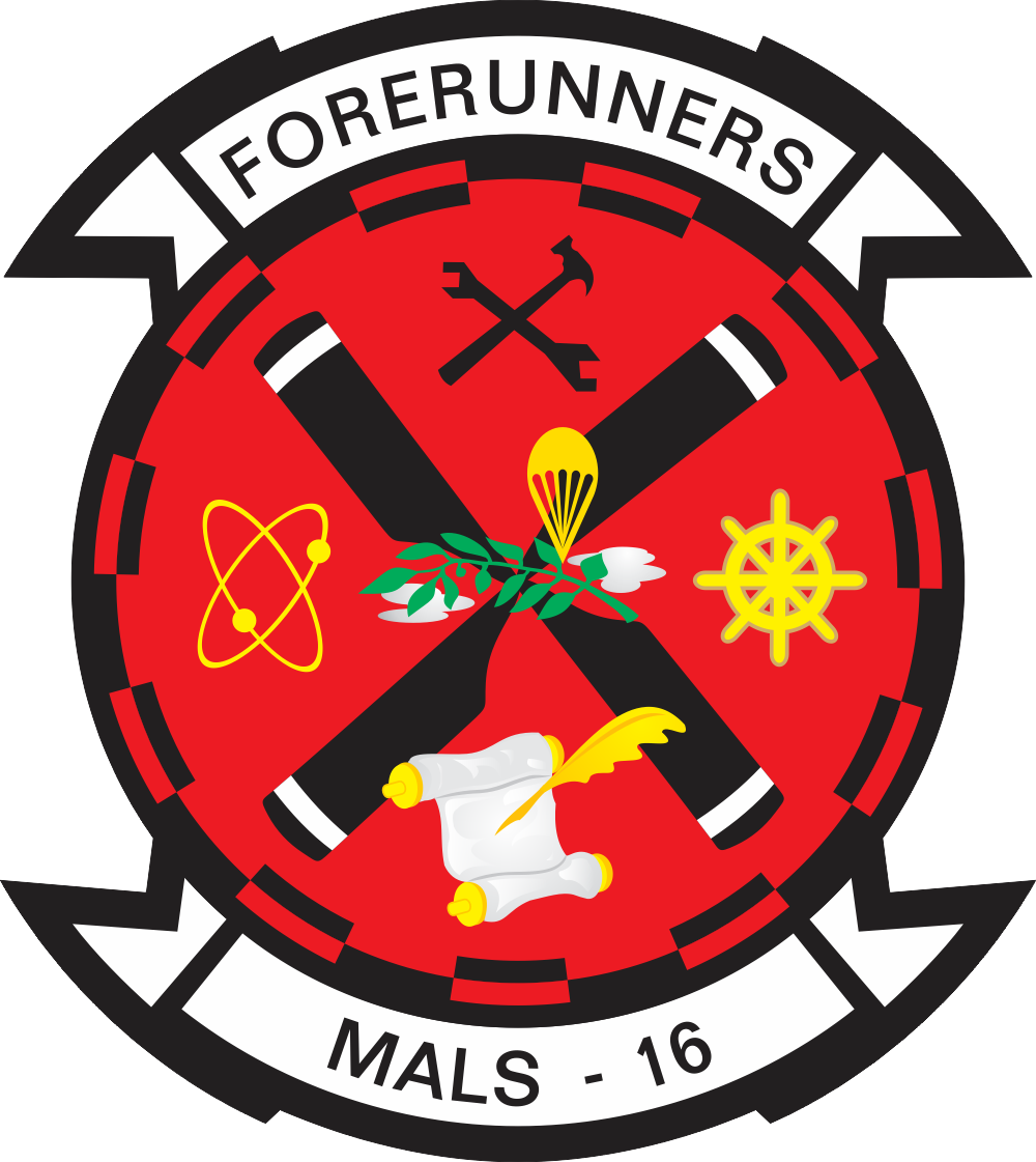 MALS-16 Marine Aviation Logistics Squadron 16 Decal