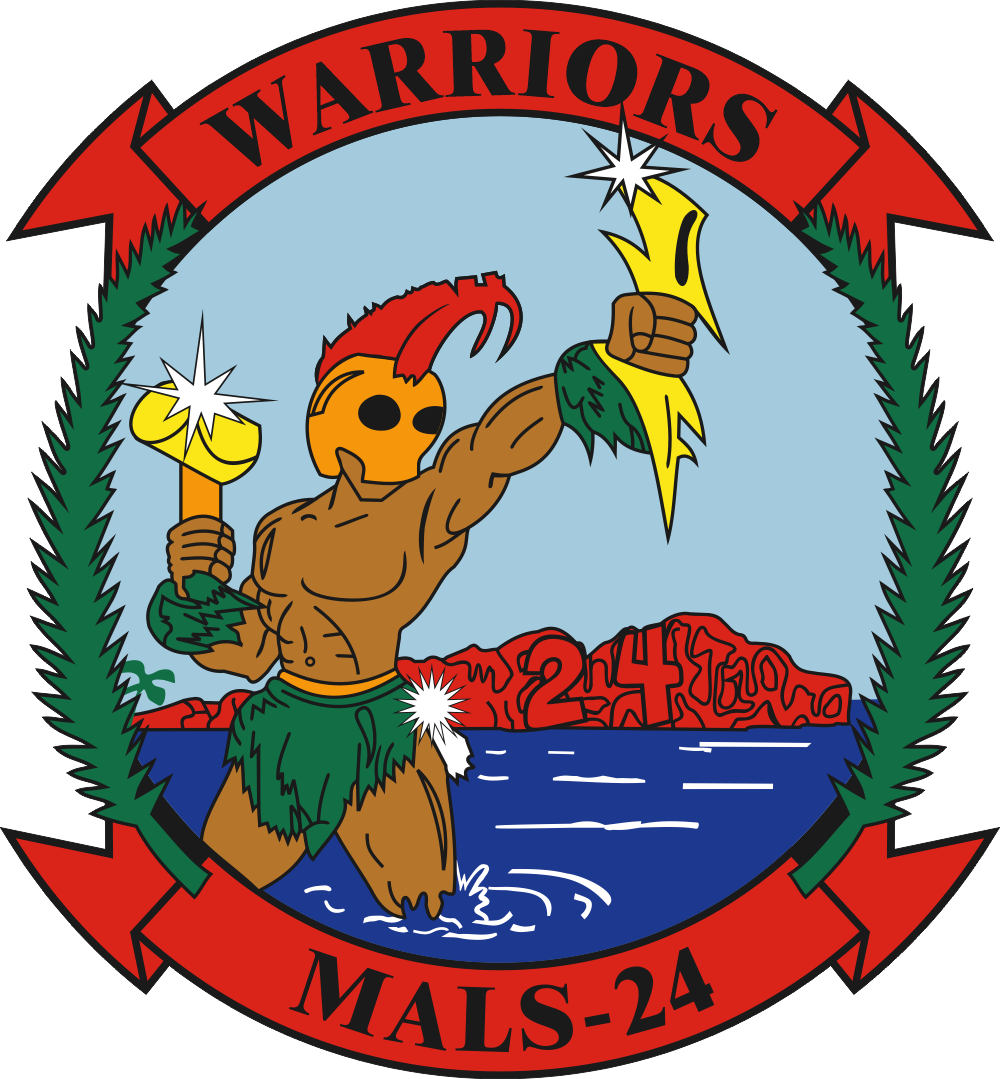 MALS-24 Marine Aviation Logistics Squadron 24 Decal