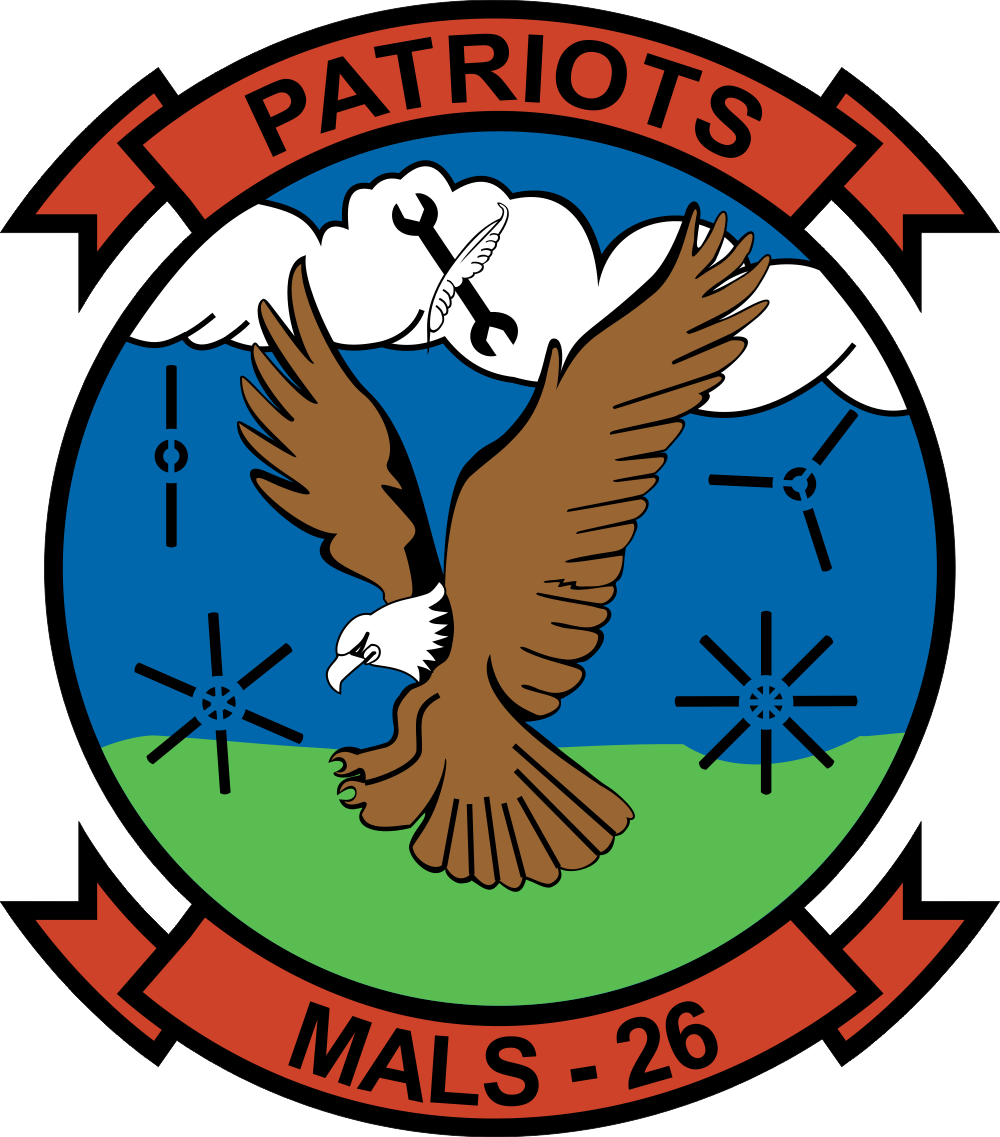 MALS-26 Marine Aviation Logistics Squadron 26 Decal