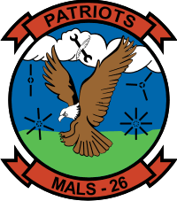 MALS-26 Marine Aviation Logistics Squadron 26 Decal